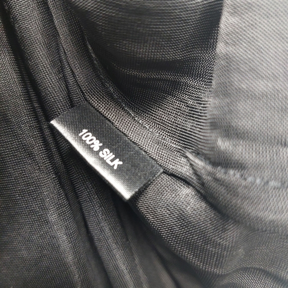 Hannah Jo Silk studded sequin embellished Sleeveless Top L Whimsigoth Grunge - Picture 10 of 13